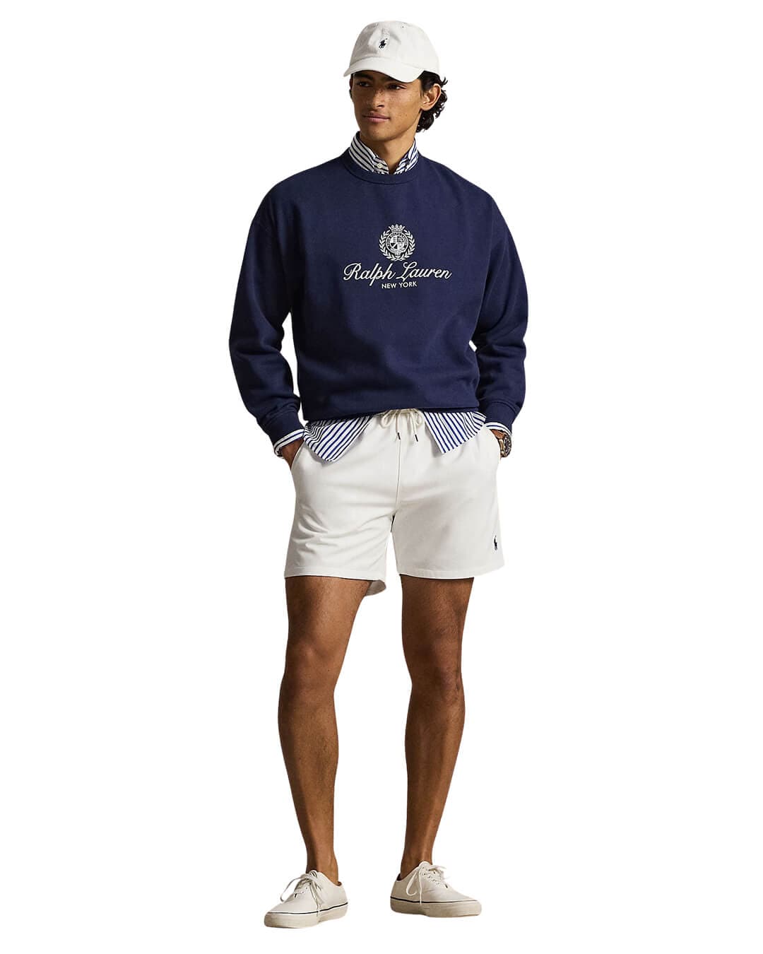 Polo Ralph Lauren Swimwear Polo Ralph Lauren White  5.75-Inch Traveler Classic Swimwear