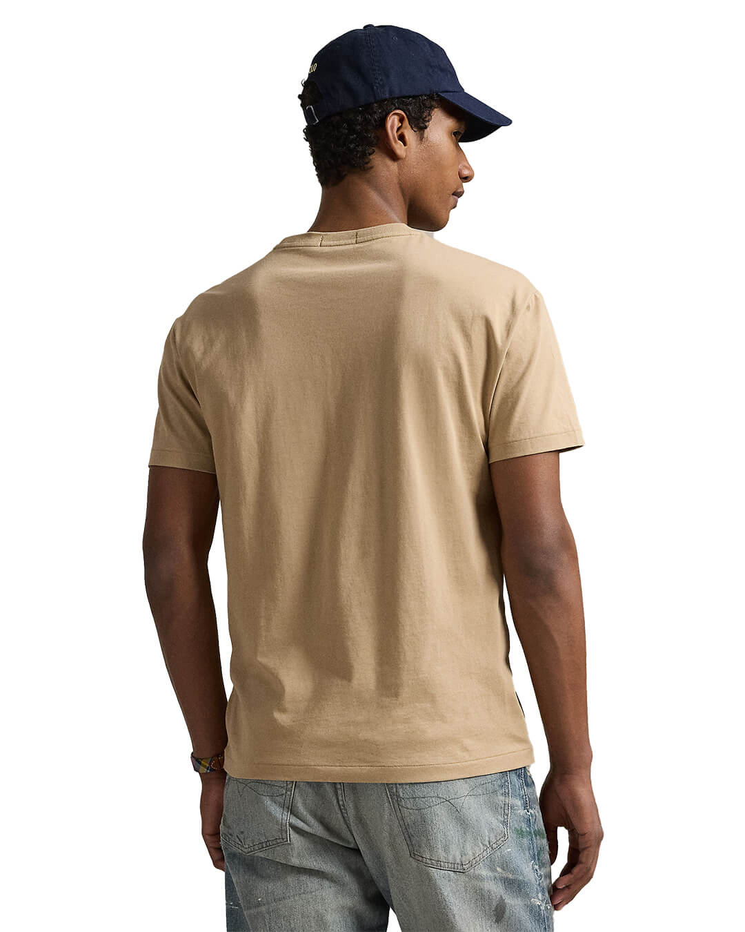 Polo Ralph Lauren T-Shirts CLASSIC FIT LOGO JERSEY T-SHIRT BEIGE/KHAKI