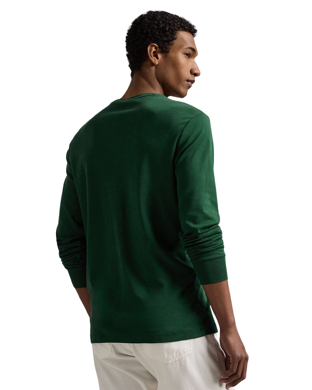 Polo Ralph Lauren T-Shirts CUSTOM SF SOFT COTTON LS T-SHIRT GREEN