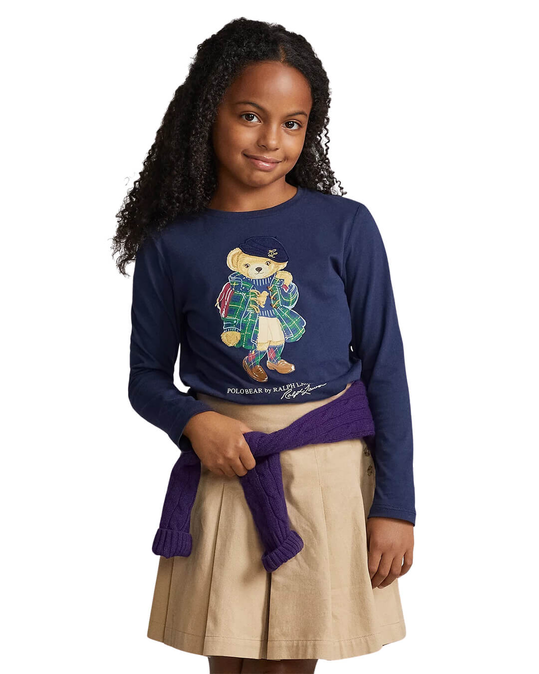 Polo Ralph Lauren T-Shirts Girls Polo Ralph Lauren Polo Bear Cotton Jersey Long-Sleeve T-Shirt