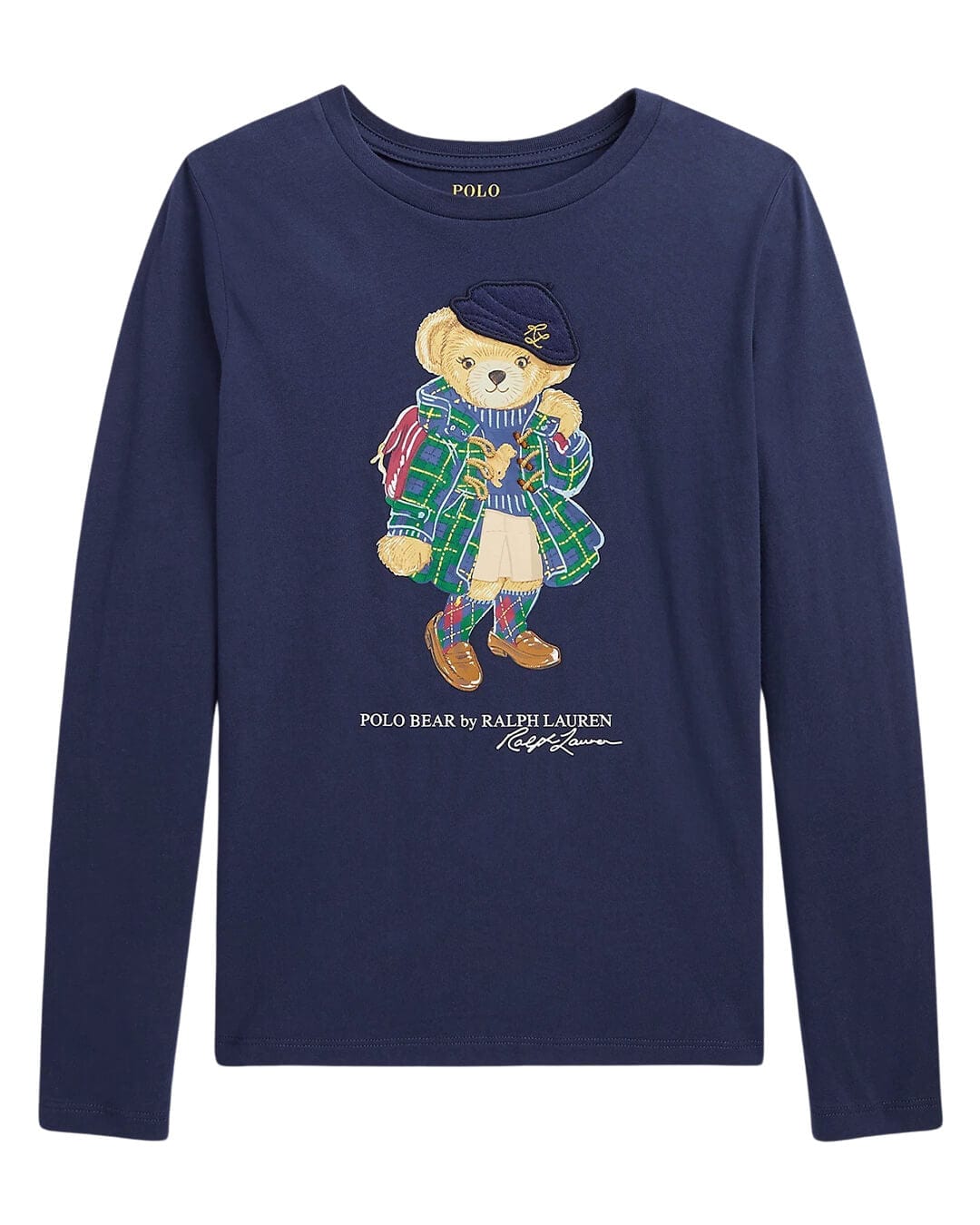 Polo Ralph Lauren T-Shirts Girls Polo Ralph Lauren Polo Bear Cotton Jersey Long-Sleeve T-Shirt