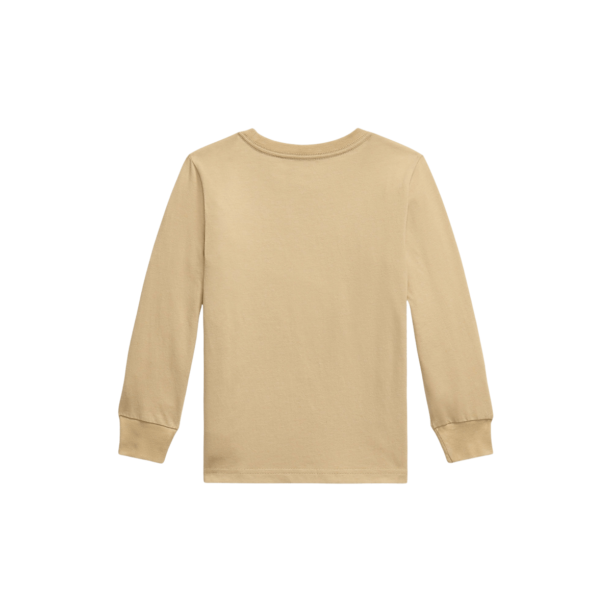 Polo Ralph Lauren T-Shirts Polo Ralph Lauren Beige Cotton Jersey Long Sleeve Tee Khaki