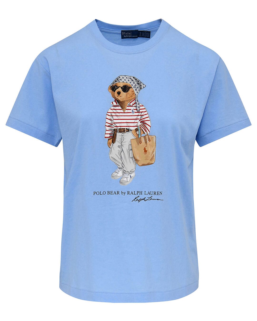 Polo Ralph Lauren T-Shirts Polo Ralph Lauren Blue Bear Cotton Jersey  T-Shirt