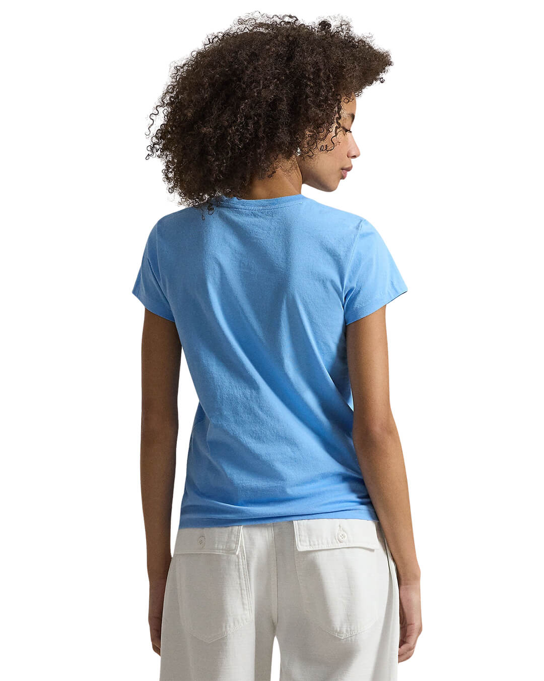 Polo Ralph Lauren T-Shirts Polo Ralph Lauren Blue Classic Fit Cotton Jersey  T-Shirt