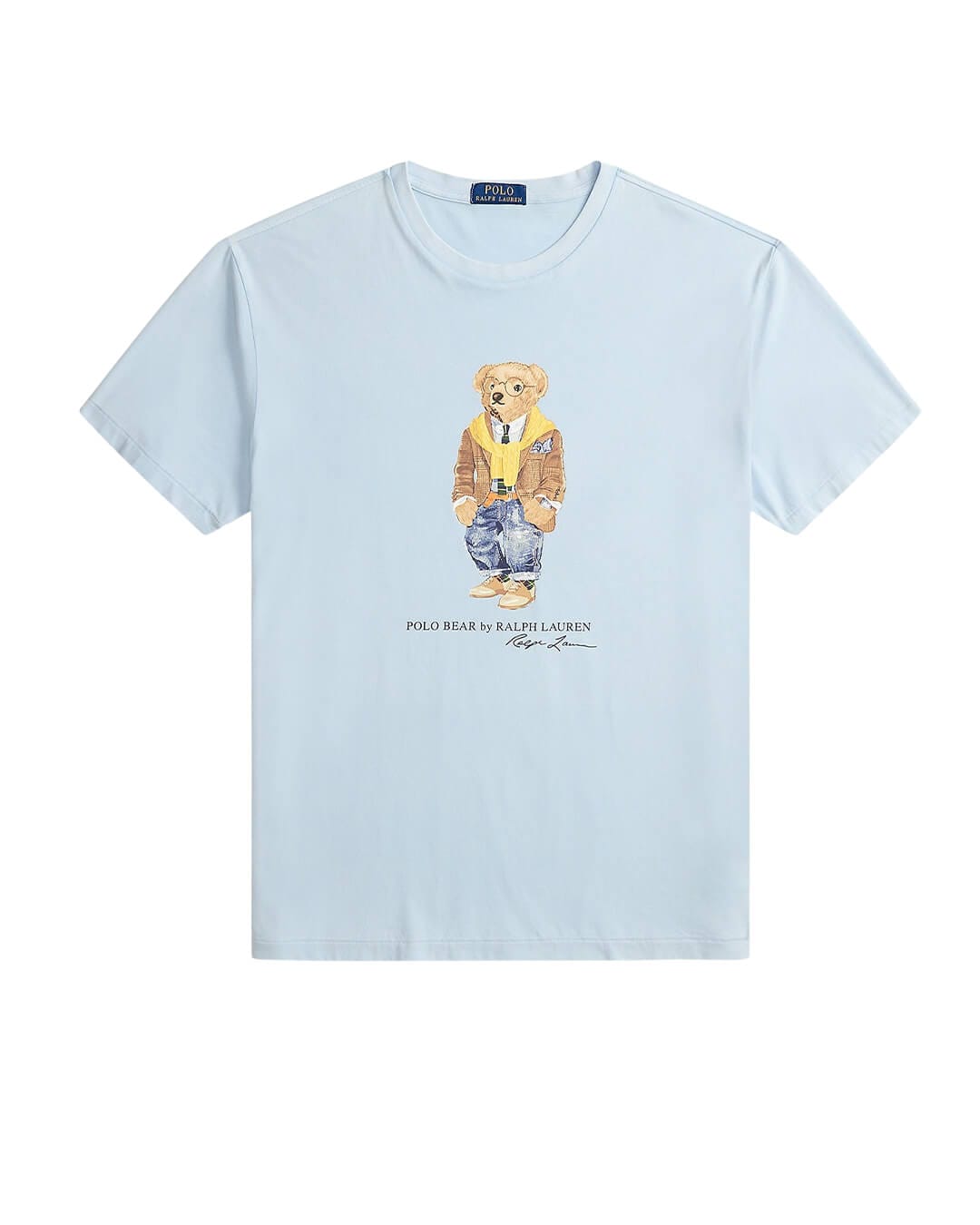 Polo Ralph Lauren T-Shirts Polo Ralph Lauren Blue Custom Slim Fit Polo Bear  T-Shirt