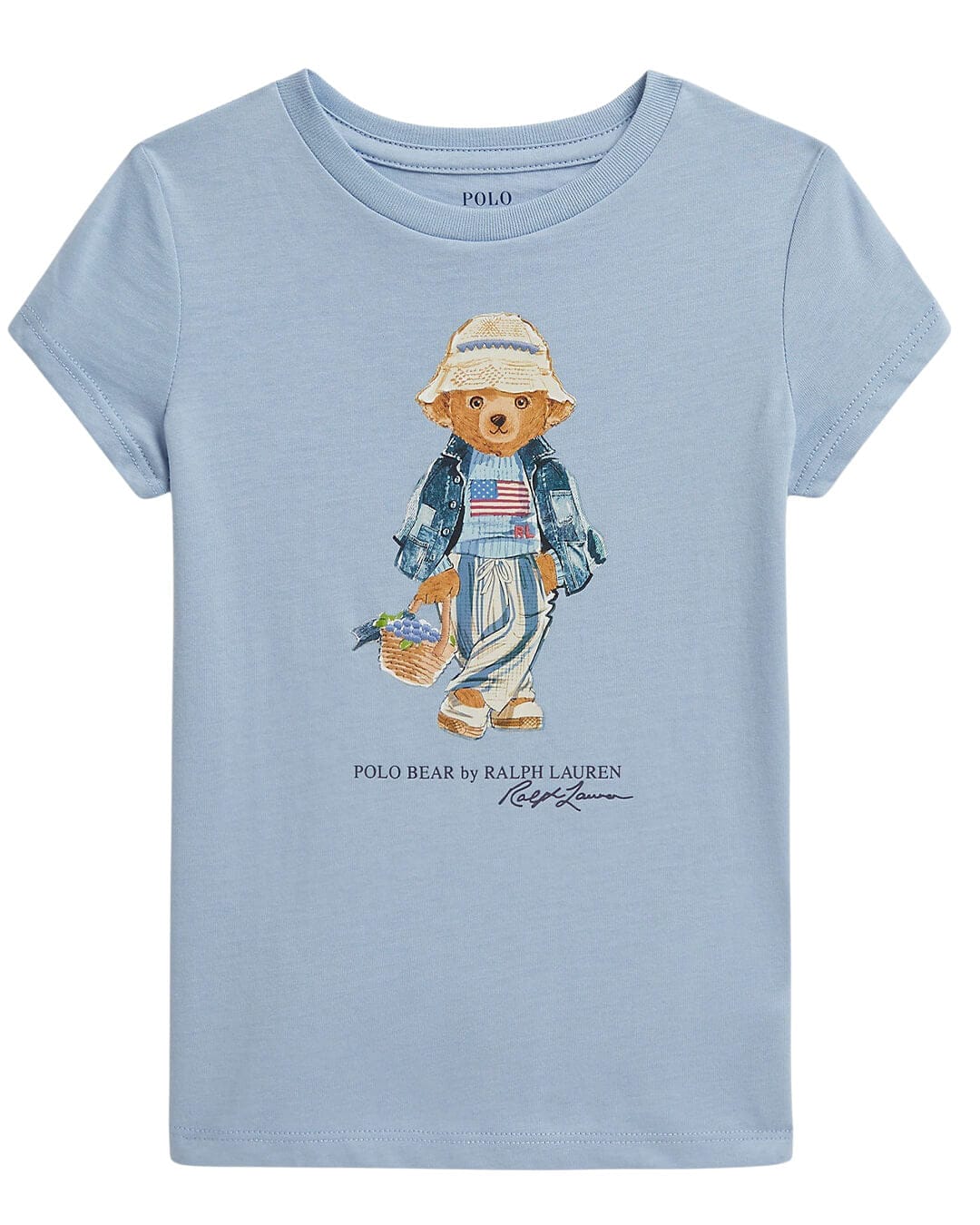 Polo Ralph Lauren T-Shirts Polo Ralph Lauren Blue Polo Bear  T-Shirt