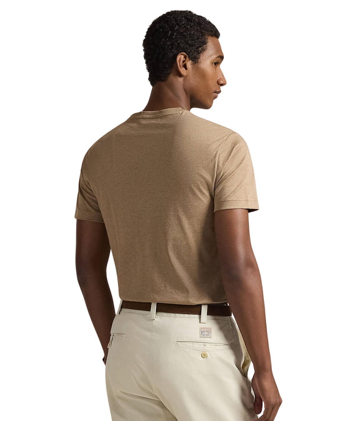 Polo Ralph Lauren T-Shirts Polo Ralph Lauren Brown Custom Slim Fit Soft Cotton  T-Shirt