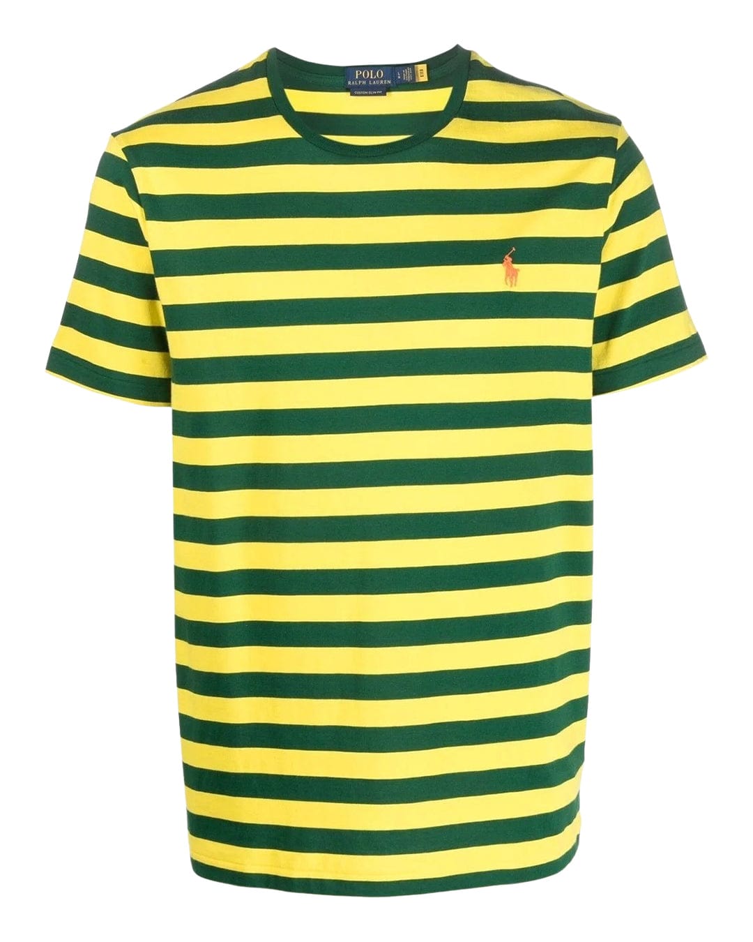 Polo Ralph Lauren T-Shirts Polo Ralph Lauren Double Striped Yellow T-Shirt