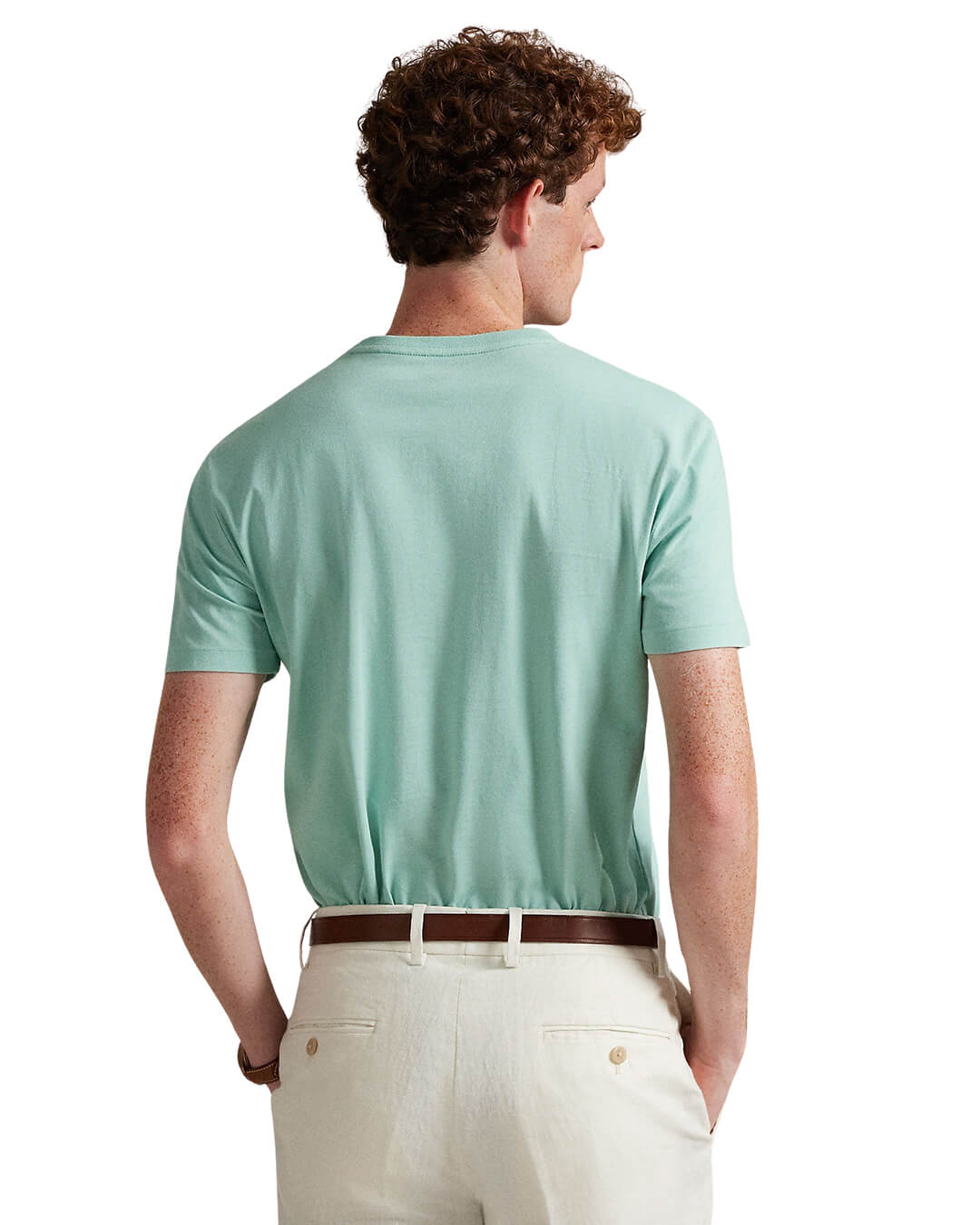 Polo Ralph Lauren T-Shirts Polo Ralph Lauren Green Custom Slim Fit Jersey T-Shirt