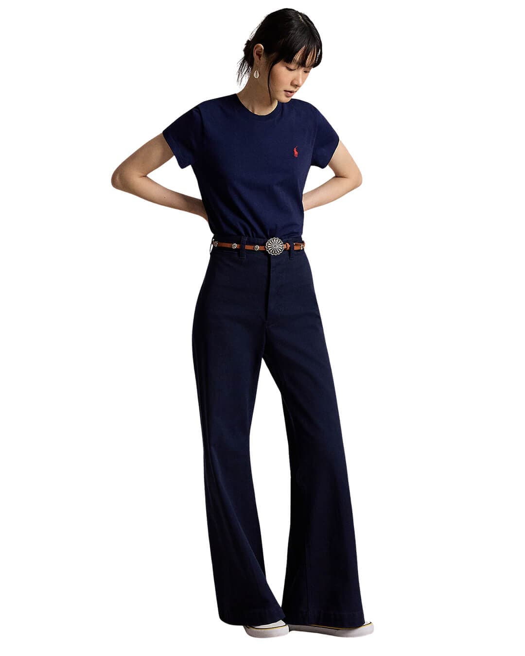 Polo Ralph Lauren T-Shirts Polo Ralph Lauren Navy Classic Fit Cotton Jersey  T-Shirt