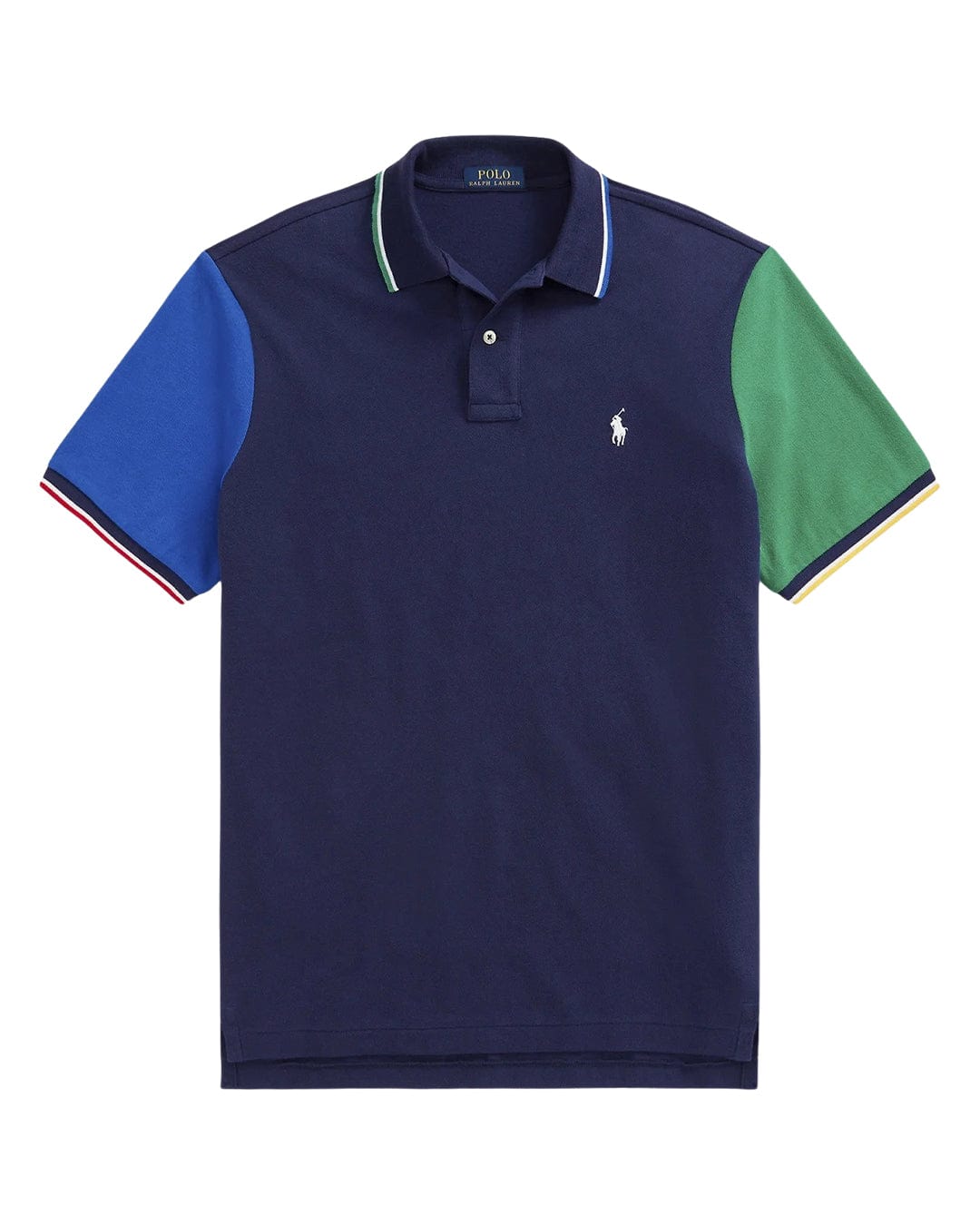 Polo Ralph Lauren T-Shirts Polo Ralph Lauren Navy Multicoloured Polo Shirt