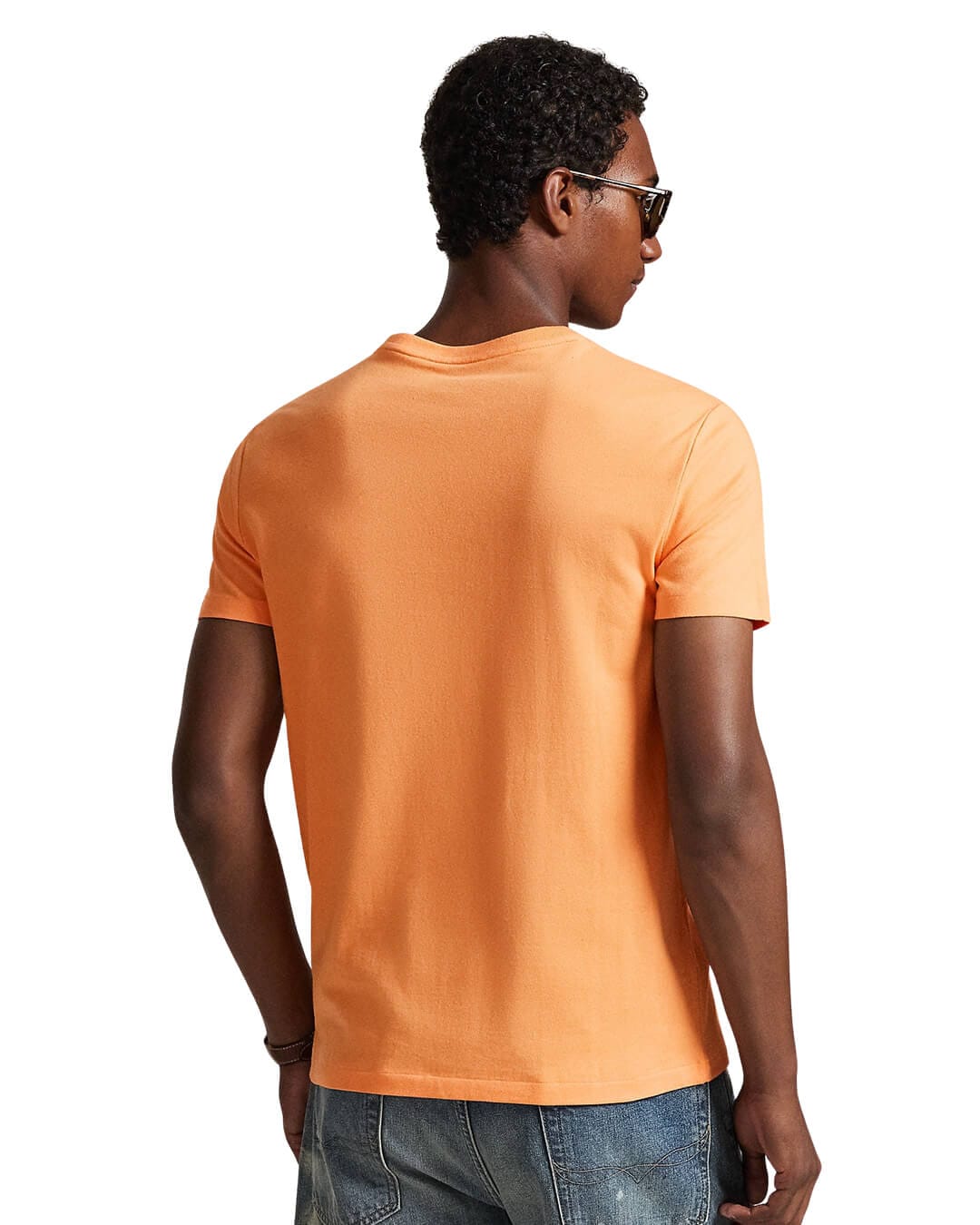 Polo Ralph Lauren T-Shirts Polo Ralph Lauren Orange Custom Slim Fit Jersey T-Shirt