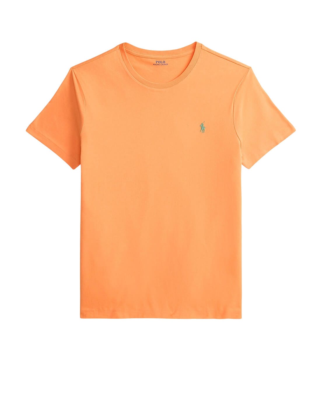 Polo Ralph Lauren T-Shirts Polo Ralph Lauren Orange Custom Slim Fit Jersey T-Shirt