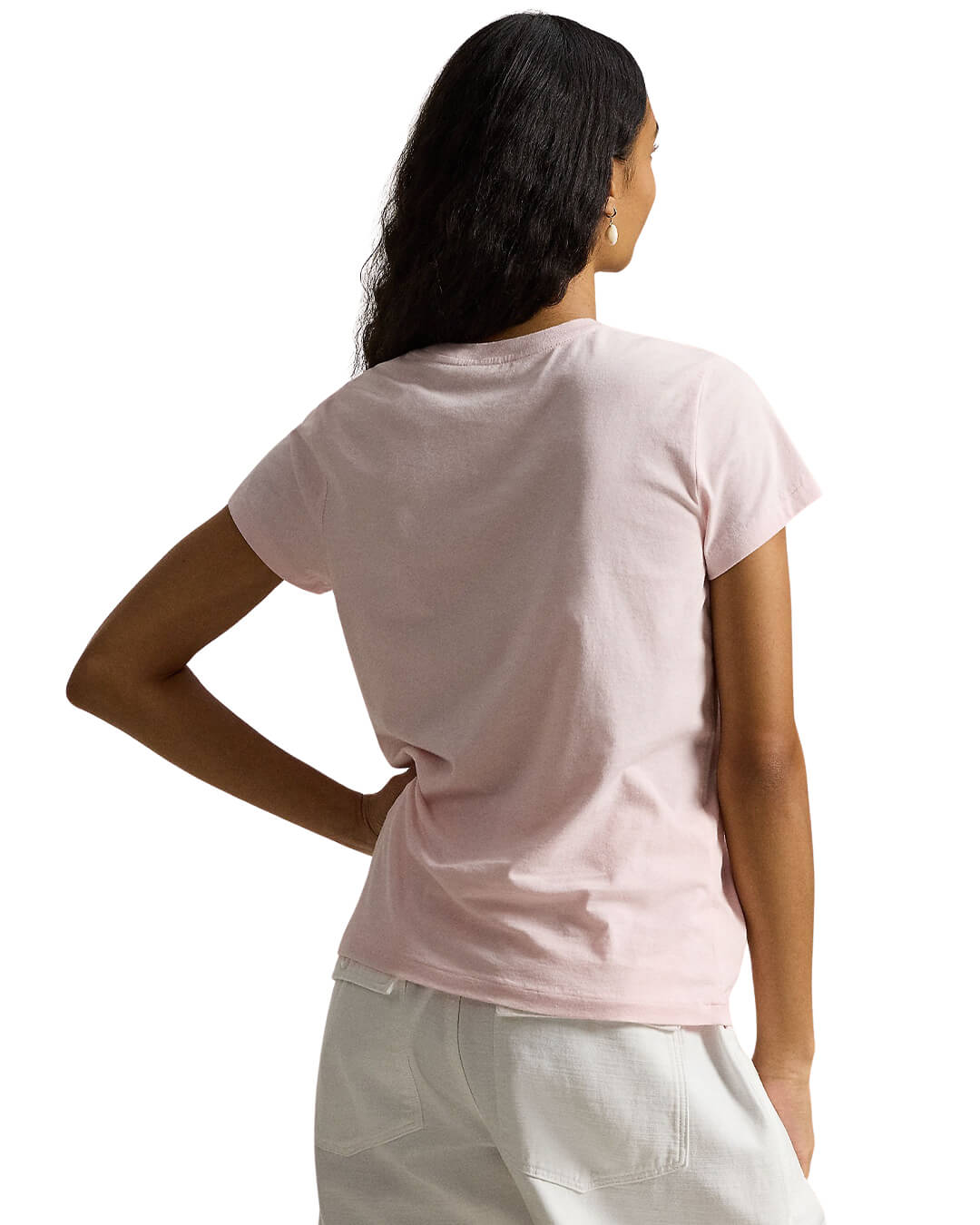 Polo Ralph Lauren T-Shirts Polo Ralph Lauren Pink  Classic Fit Cotton Jersey T-Shirt