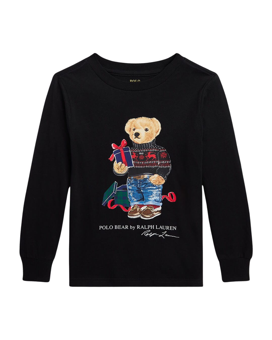 Polo Ralph Lauren T-Shirts Polo Ralph Lauren Polo Bear Cotton Long-Sleeve Tee