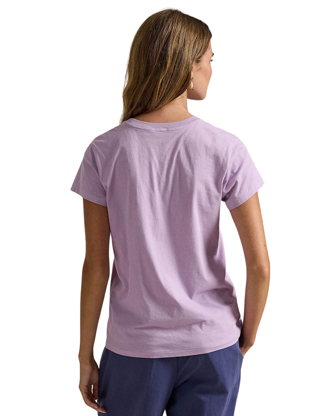 Polo Ralph Lauren T-Shirts Polo Ralph Lauren Purple Classic Fit Cotton Jersey T-Shirt