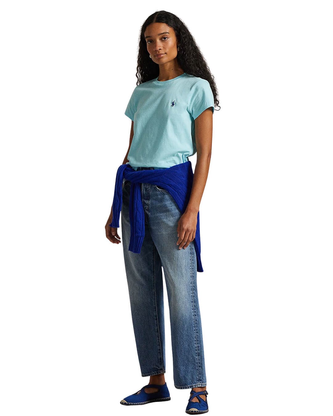 Polo Ralph Lauren T-Shirts Polo Ralph Lauren Sky Blue  Classic Fit Cotton Jersey  T-Shirt