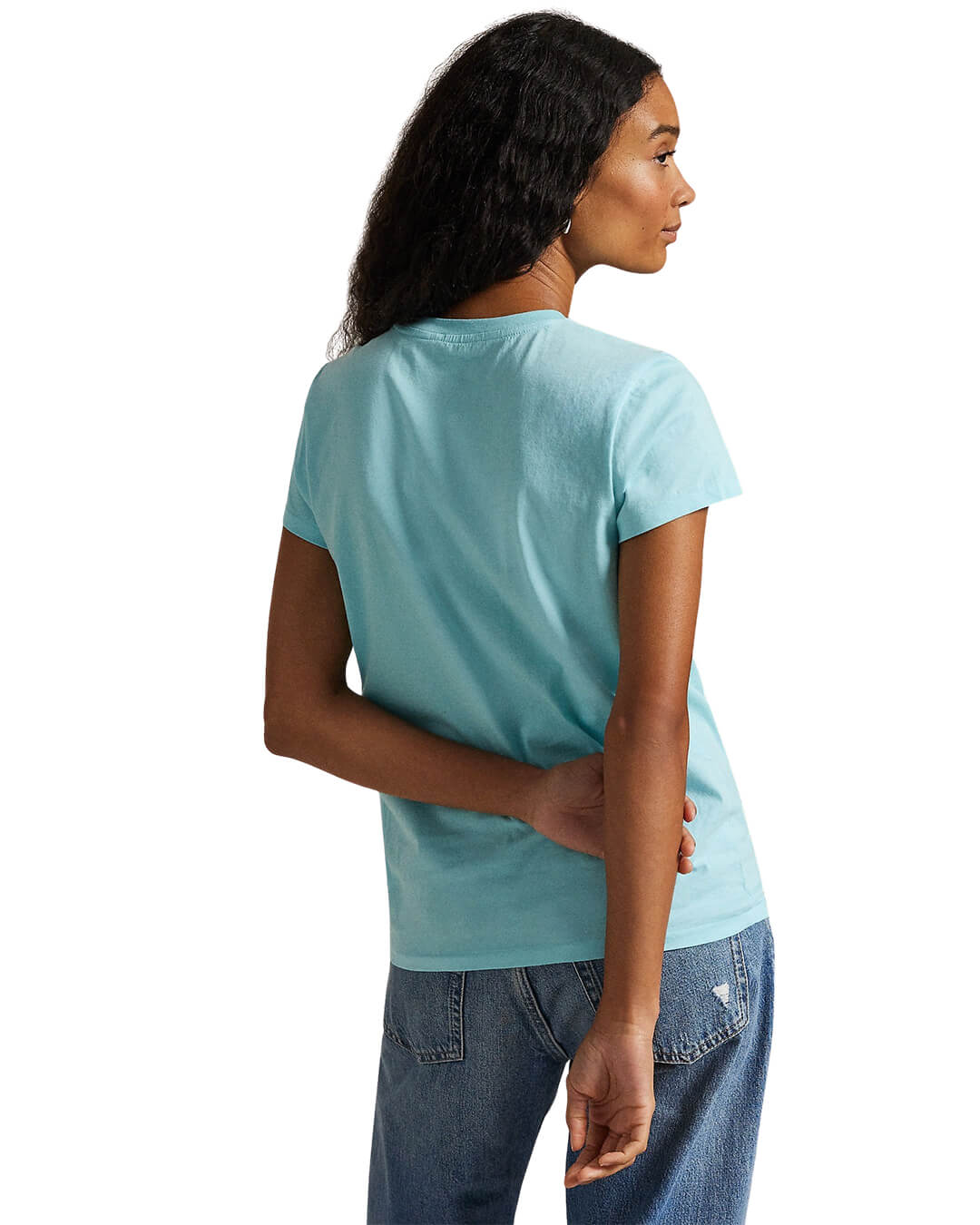 Polo Ralph Lauren T-Shirts Polo Ralph Lauren Sky Blue  Classic Fit Cotton Jersey  T-Shirt