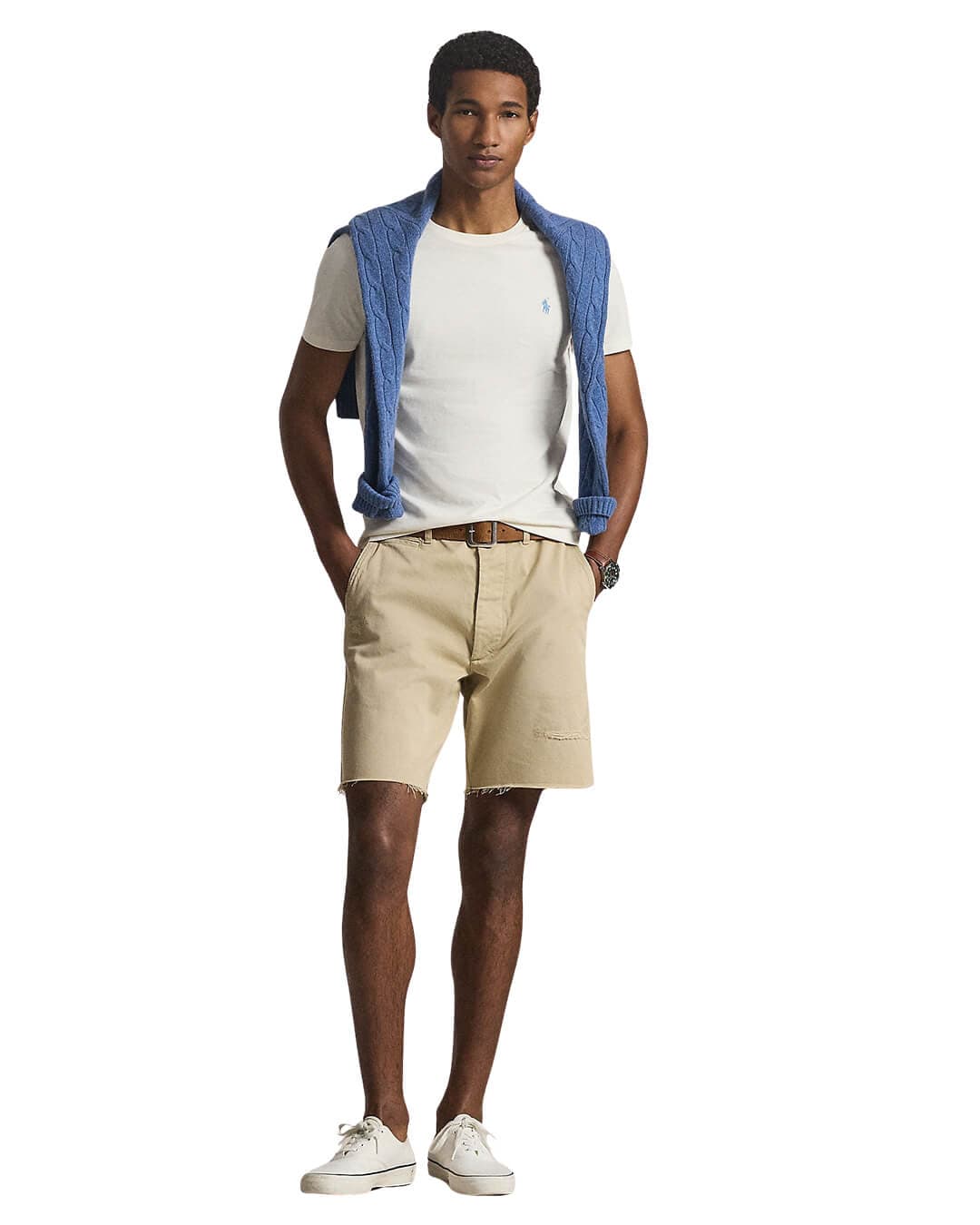 Polo Ralph Lauren T-Shirts XS Polo Ralph Lauren White  Custom Slim Fit Jersey  T-Shirt