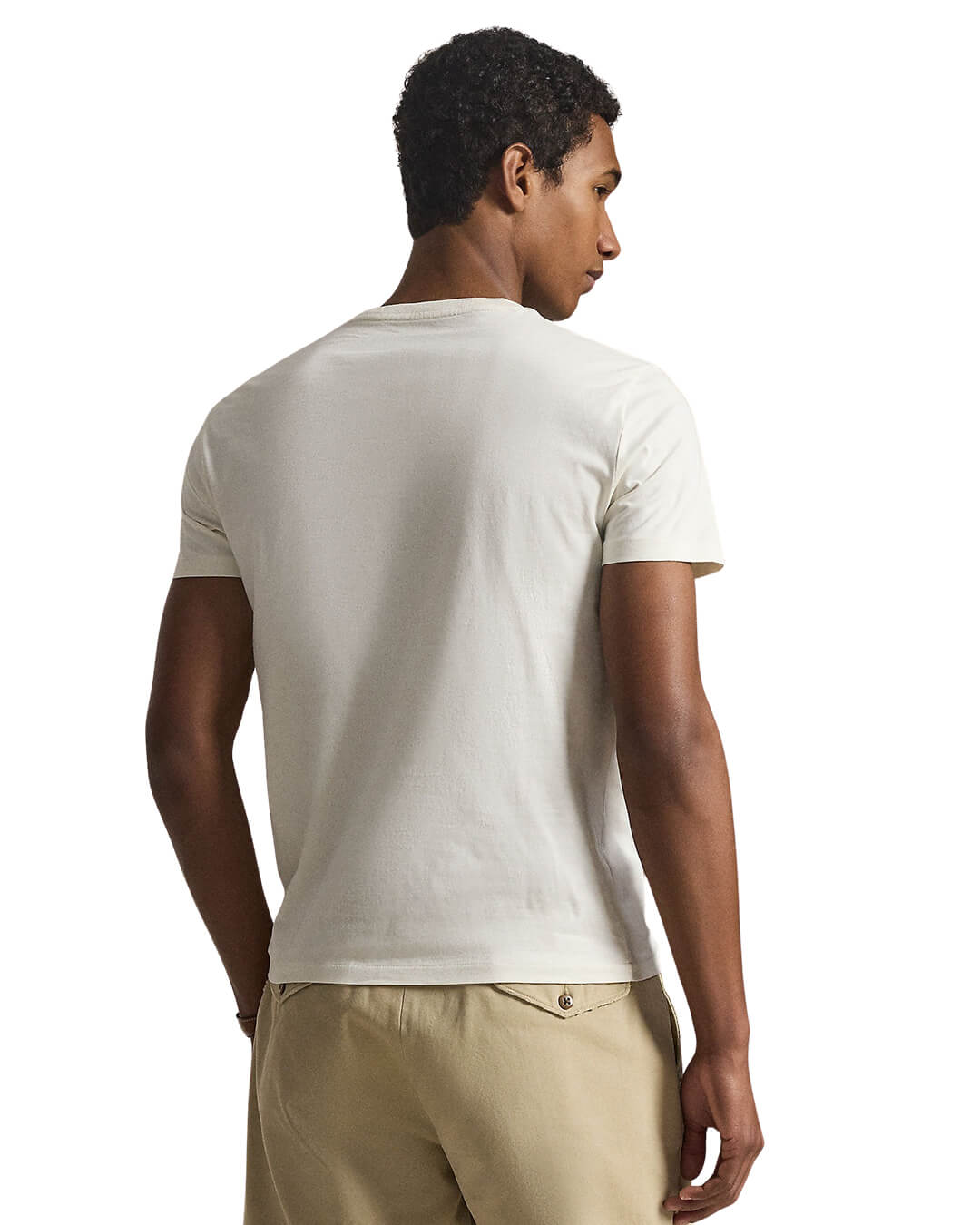 Polo Ralph Lauren T-Shirts XS Polo Ralph Lauren White  Custom Slim Fit Jersey  T-Shirt
