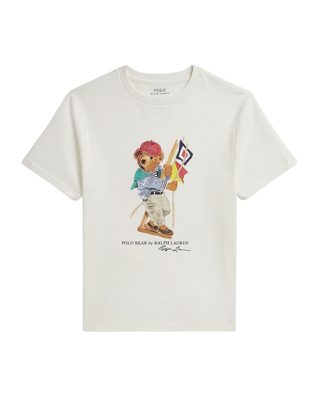 Polo Ralph Lauren T-Shirts Polo Ralph Lauren White Polo Bear  T-Shirt