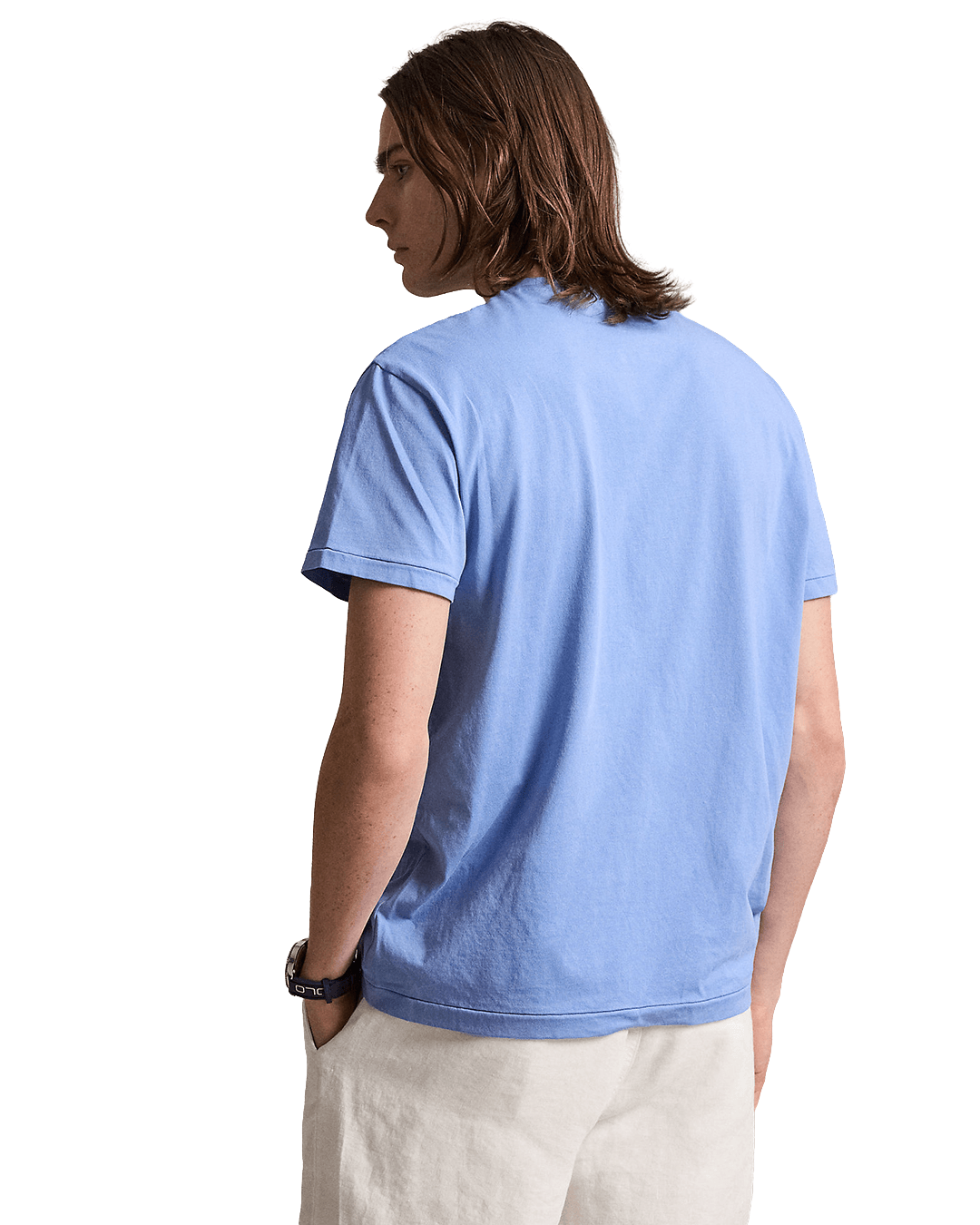 Polo Ralph Lauren T-Shirts Ralph Lauren Blue Ralph Lauren Classic Fit Logo Jersey T-Shirt Blue