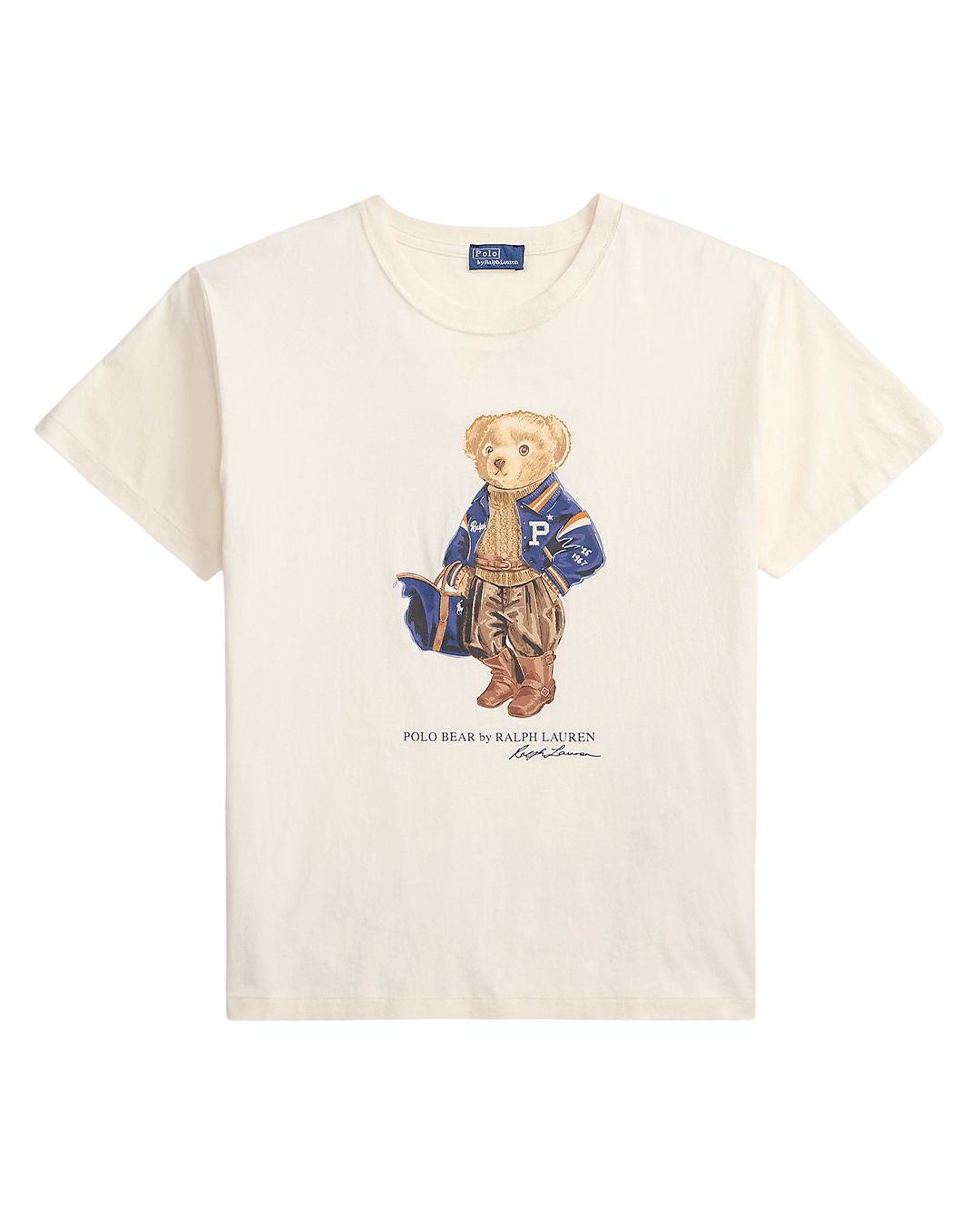 Polo Ralph Lauren T-Shirts Ralph Lauren White Ralph Lauren Polo Bear Cotton Jersey Tee White