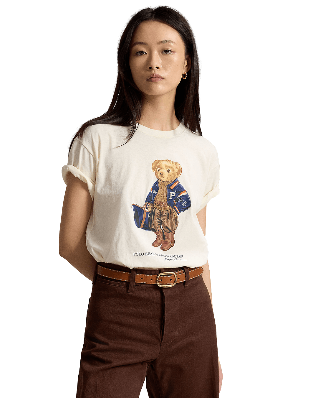 Polo Ralph Lauren T-Shirts Ralph Lauren White Ralph Lauren Polo Bear Cotton Jersey Tee White