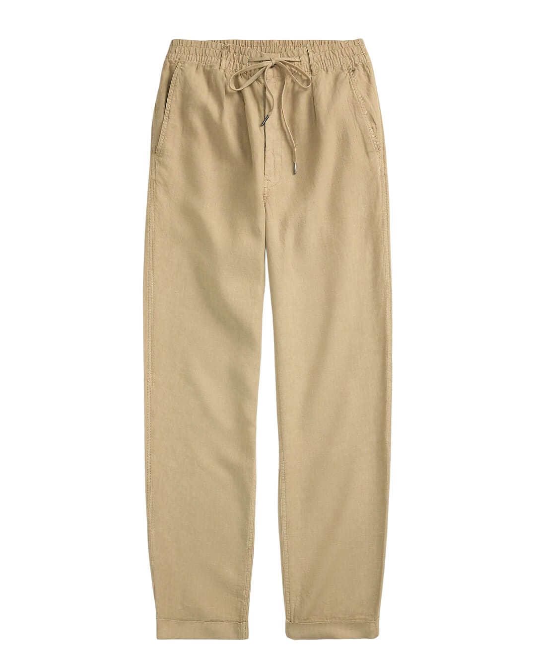 Polo Ralph Lauren Trousers Polo Ralph Lauren Beige Lateef Slim Tapered Fit Linen  Trousers