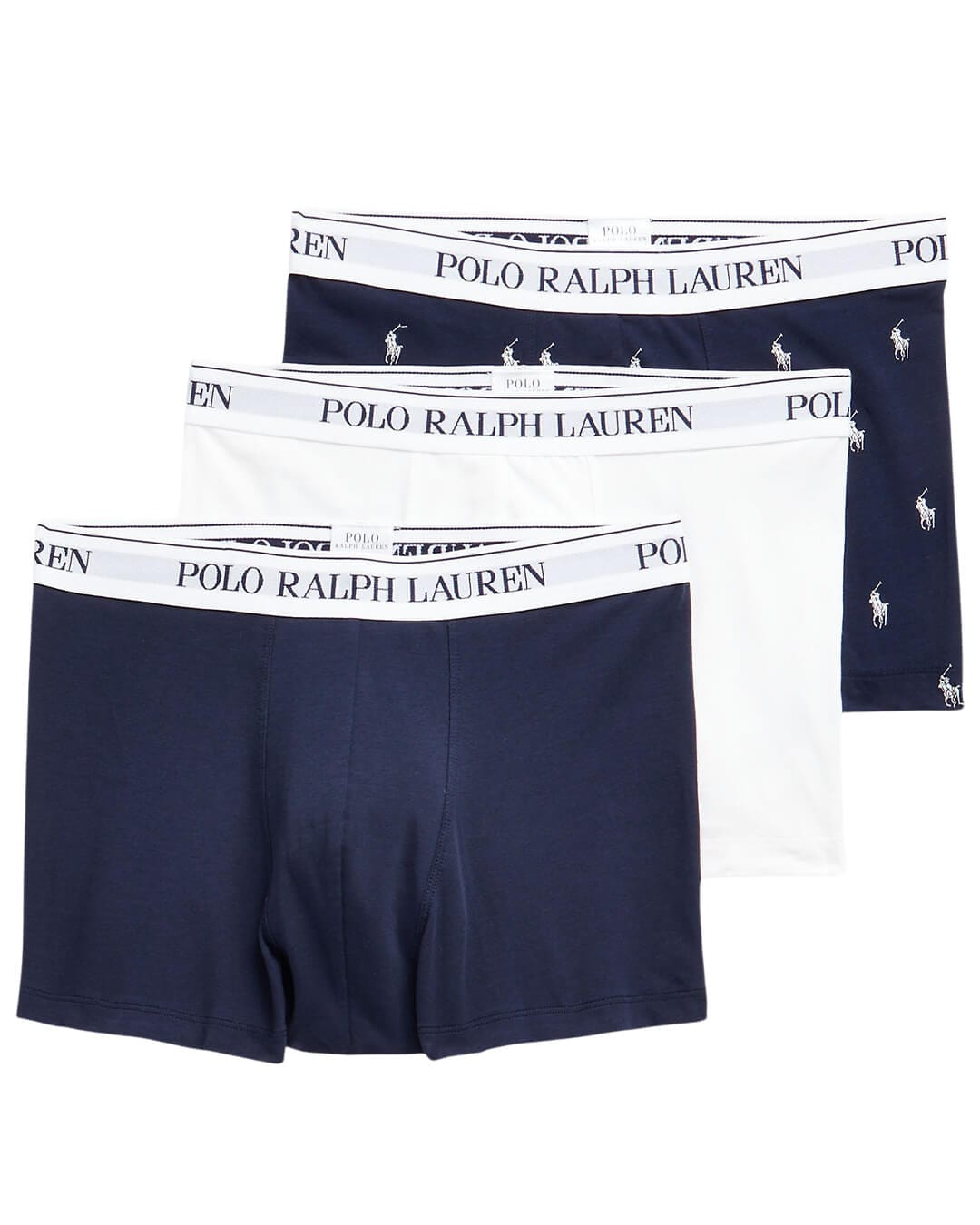 Polo Ralph Lauren Underwear CLASSIC STRETCH-COTTON TRUNK 3-PACK NAVY