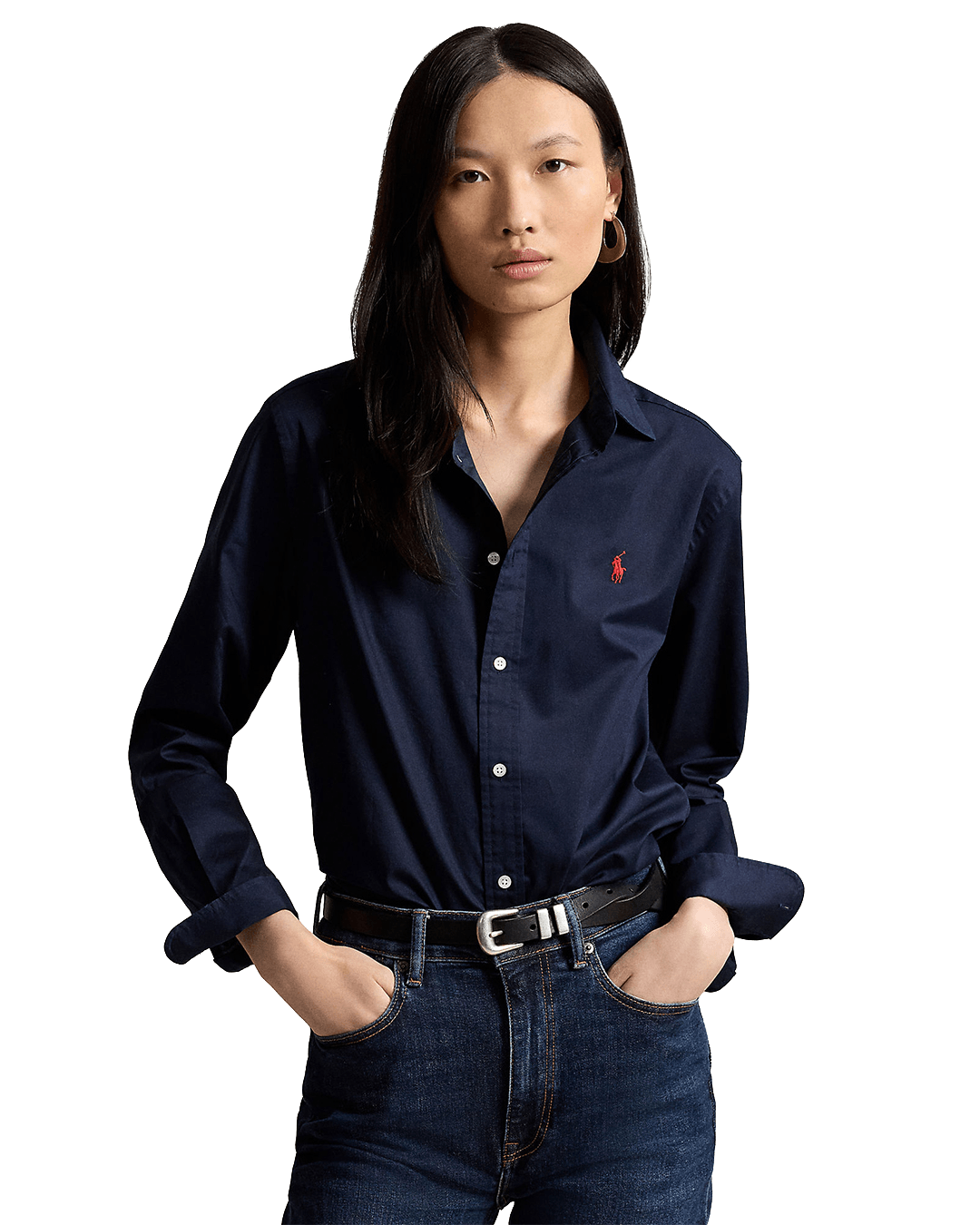 Ralph Lauren Shirts Ralph Lauren Blue Ralph Lauren Classic Fit Cotton Twill Shirt Blue