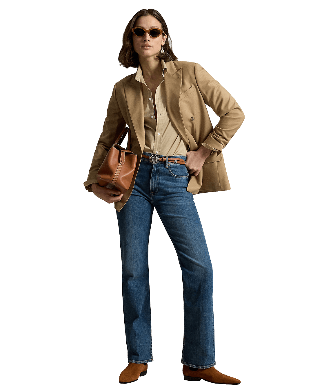 Ralph Lauren Shirts Ralph Lauren Brown Ralph Lauren Classic Fit Cotton Twill Shirt Brown
