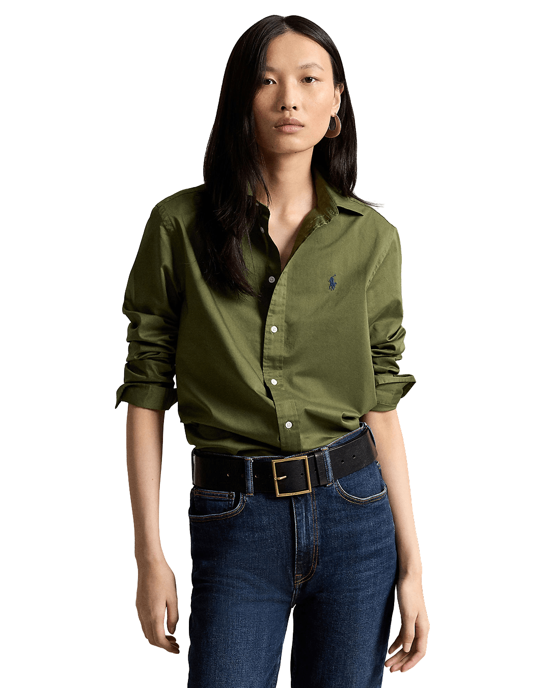 Ralph Lauren Shirts Ralph Lauren Green Ralph Lauren Classic Fit Cotton Twill Shirt Green