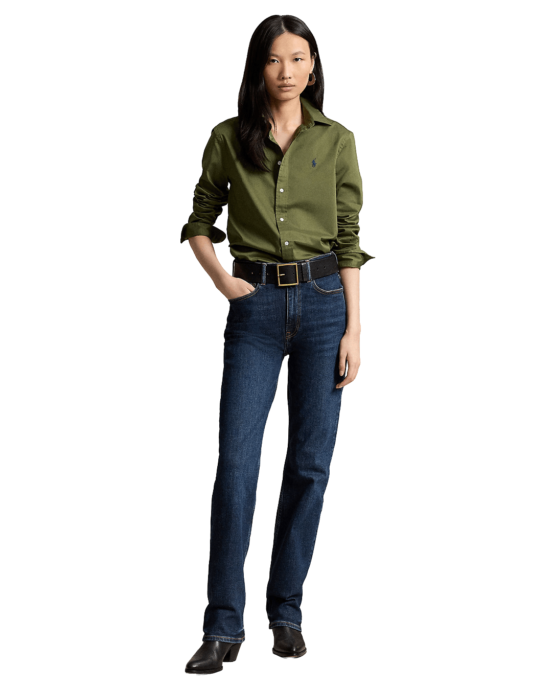 Ralph Lauren Shirts Ralph Lauren Green Ralph Lauren Classic Fit Cotton Twill Shirt Green