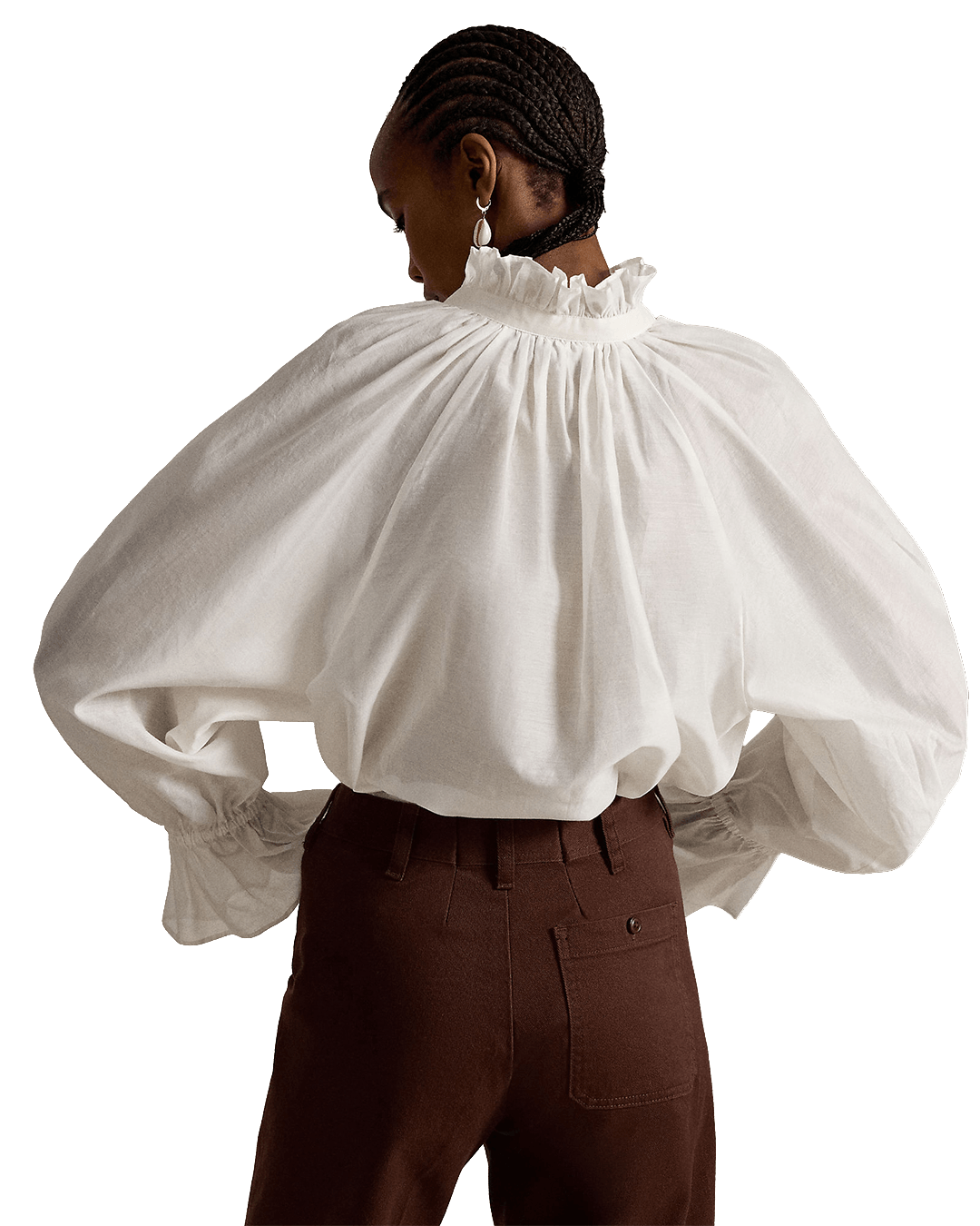 Ralph Lauren Shirts Ralph Lauren White Ralph Lauren Cotton-Silk Organdy Shirt White