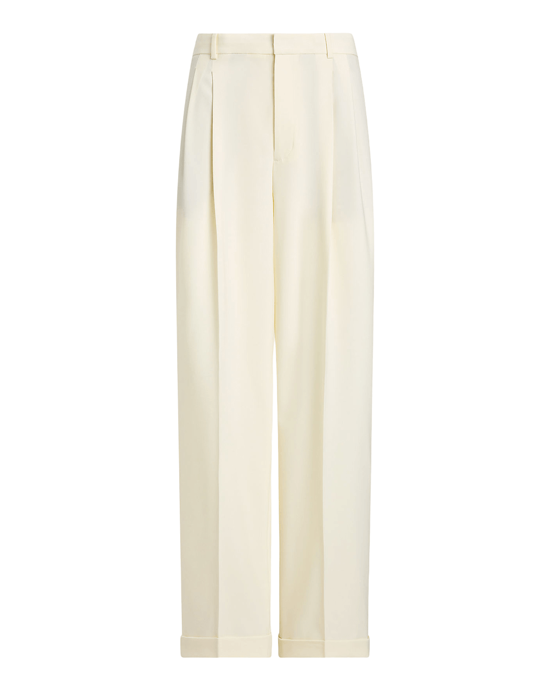 Ralph Lauren Trousers Ralph Lauren Cream Ralph Lauren Bacall Wool-Blend Pant Cream