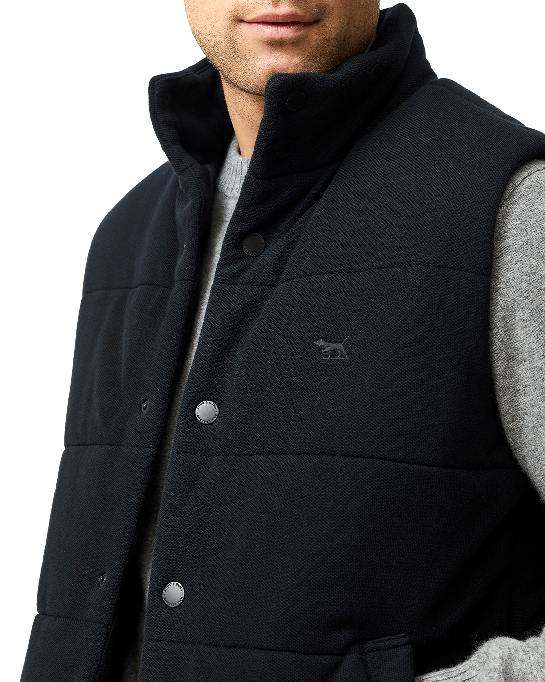 Rodd & Gunn Gilets Rodd & Gunn Onyx Black Lake Ferry Gilet