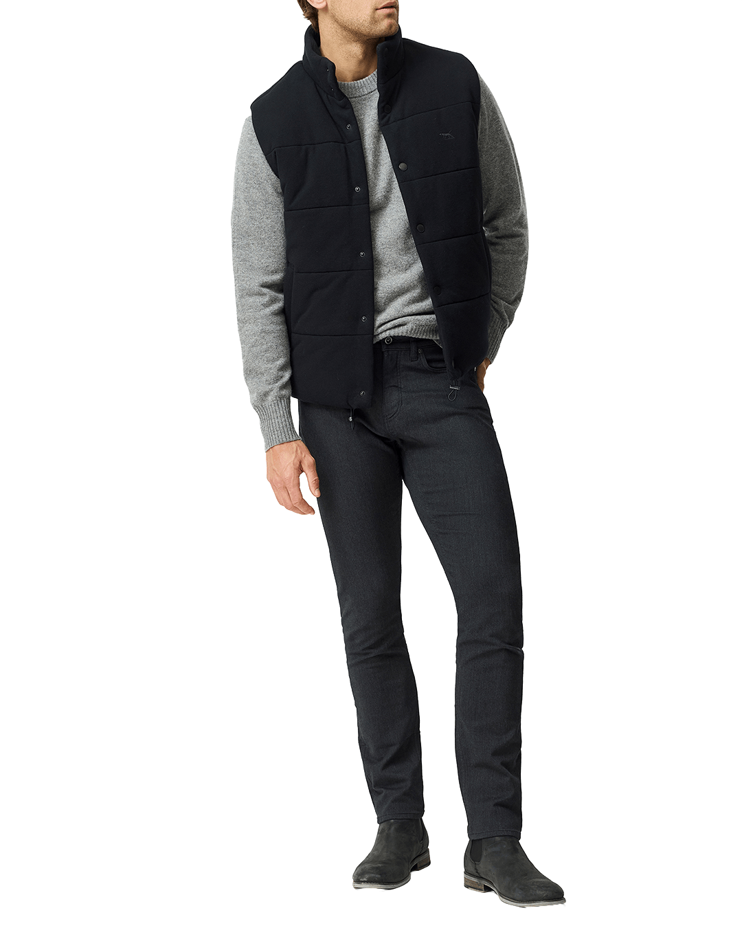 Rodd & Gunn Gilets Rodd & Gunn Onyx Black Lake Ferry Gilet