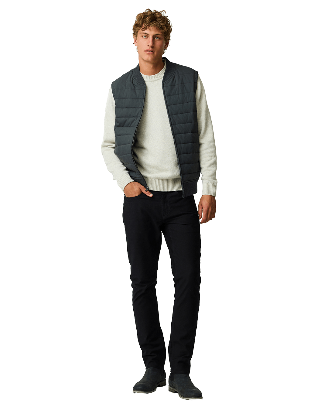 Rodd & Gunn Gilets Rodd & Gunn Pewter Grey Woodside Gilet