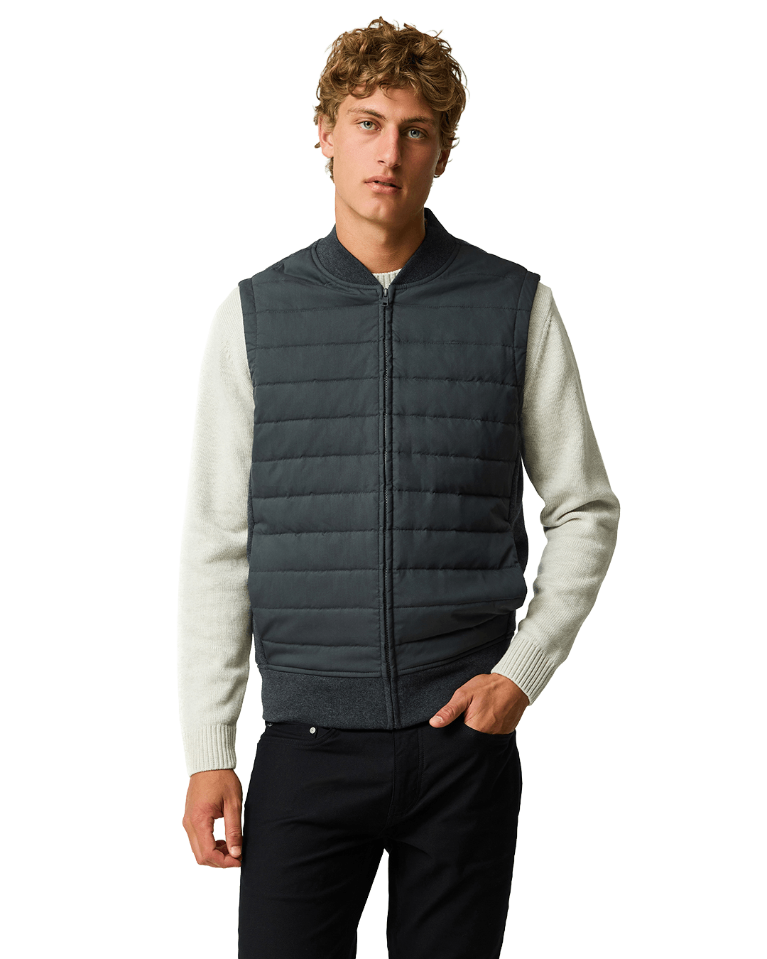 Rodd & Gunn Gilets Rodd & Gunn Pewter Grey Woodside Gilet