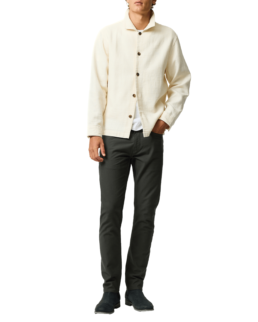 Rodd & Gunn Jeans Rodd & Gunn Bayleaf Green Motion 2 Straight Jeans