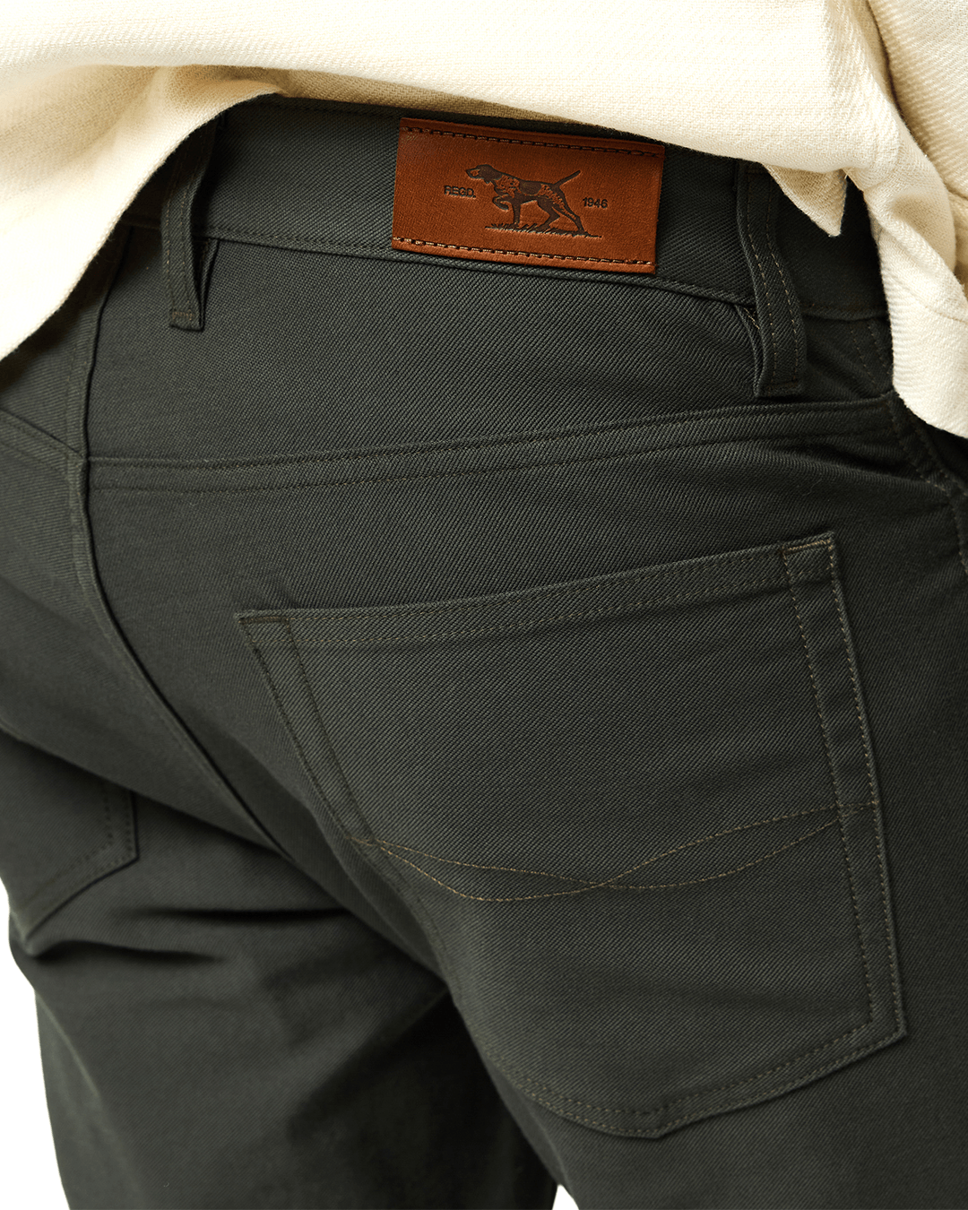Rodd & Gunn Jeans Rodd & Gunn Bayleaf Green Motion 2 Straight Jeans