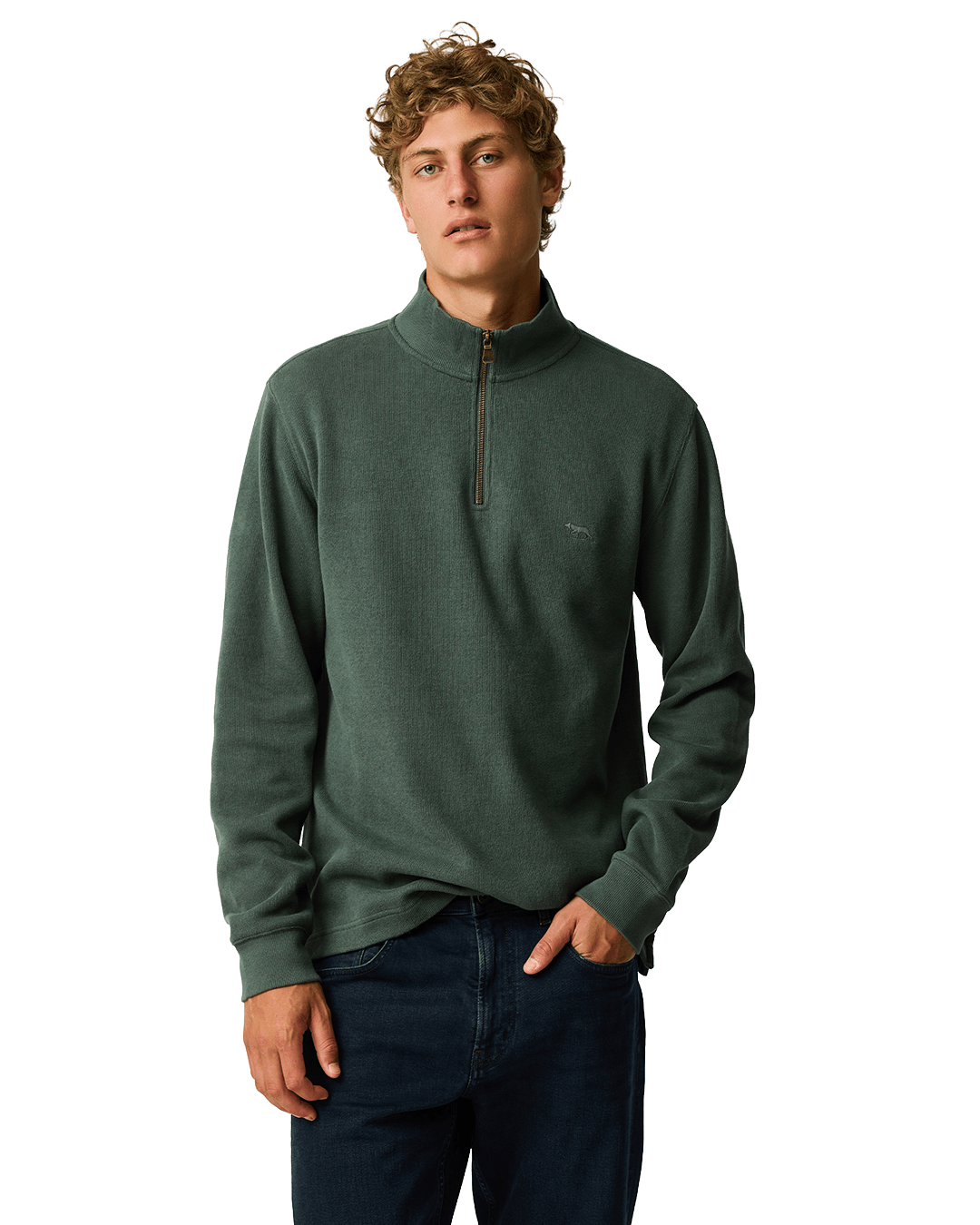 Rodd & Gunn Jumpers Rodd & Gunn Army Green Alton Ave Jumper