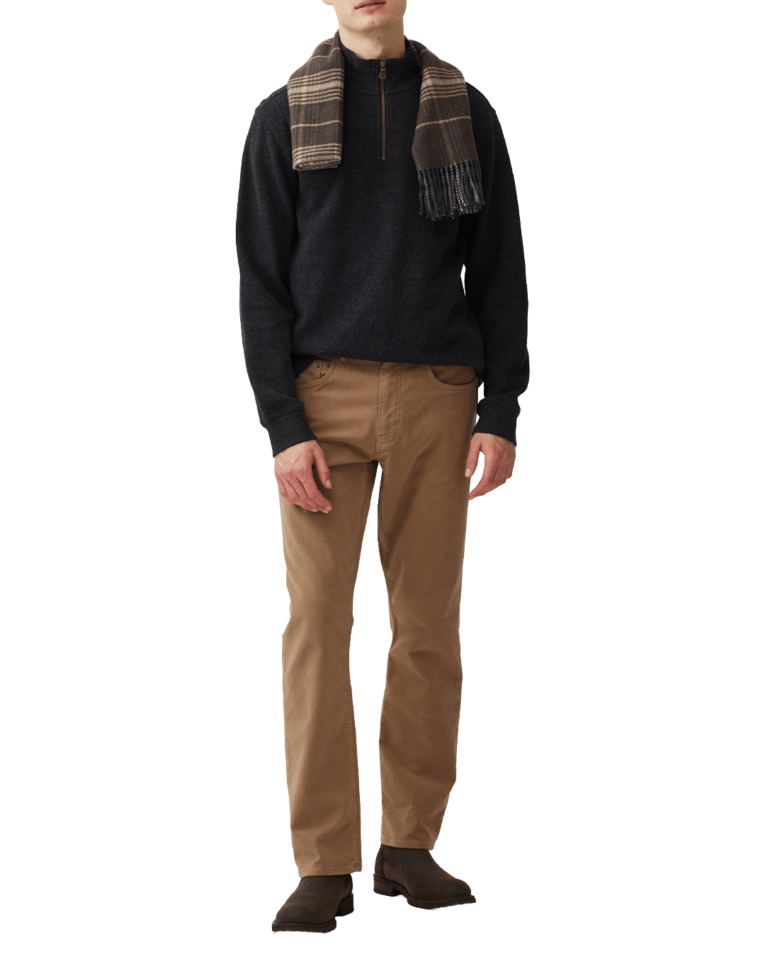 Rodd & Gunn Jumpers Rodd & Gunn Asphalt Grey Alton Ave Jumper