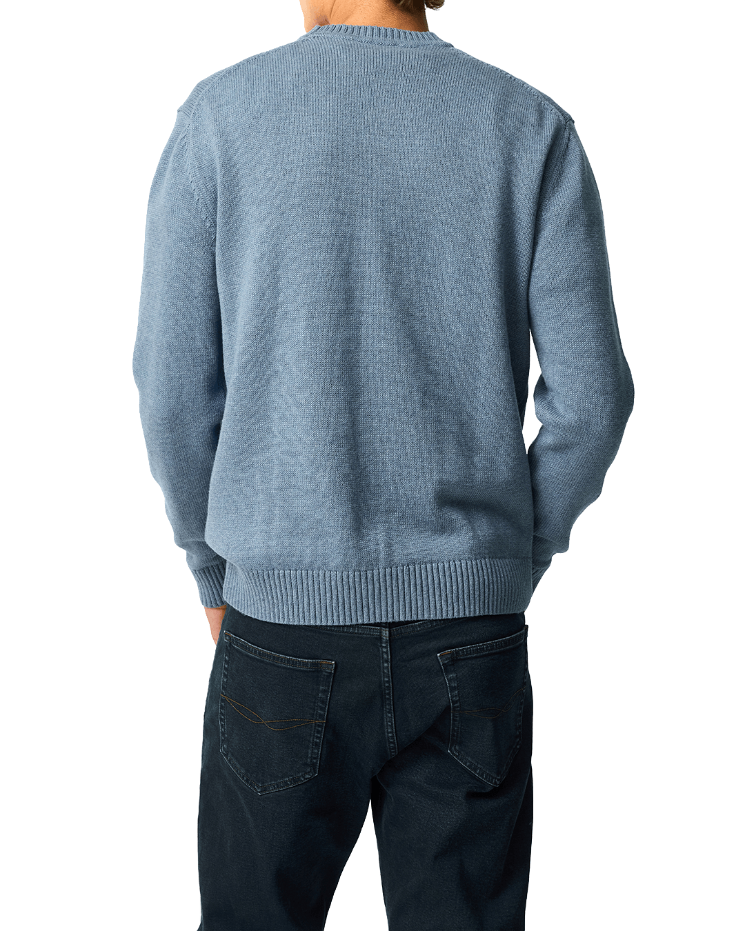 Rodd & Gunn Jumpers Rodd & Gunn Chambray Blue Gunn Knit Jumper