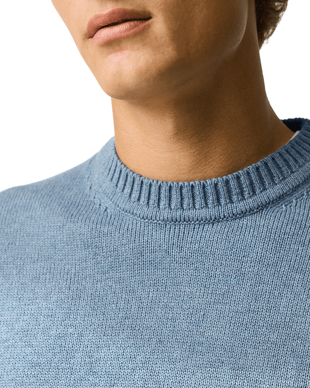 Rodd & Gunn Jumpers Rodd & Gunn Chambray Blue Gunn Knit Jumper