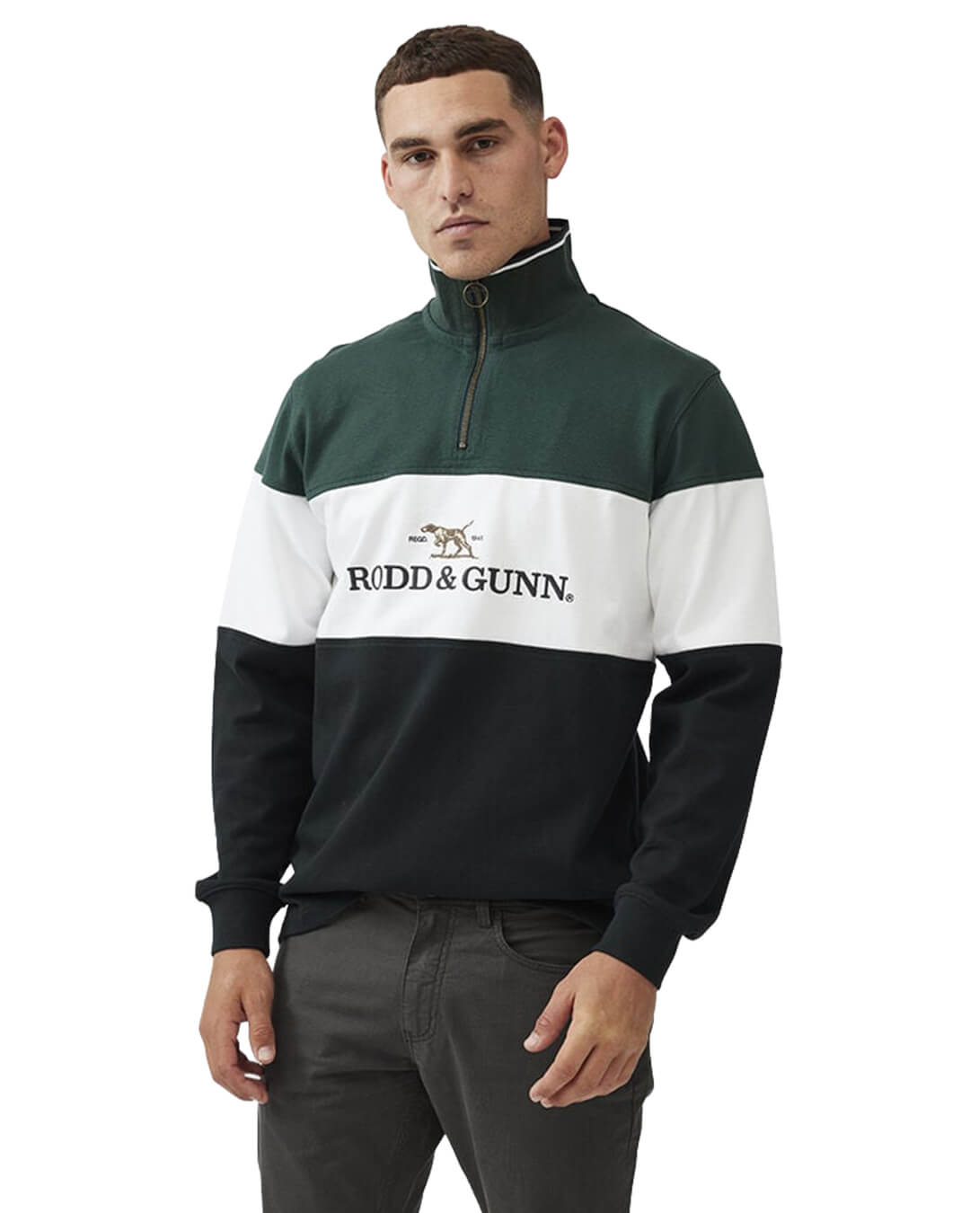 Rodd & Gunn Jumpers Rodd & Gunn Green Peak Sweat Forest