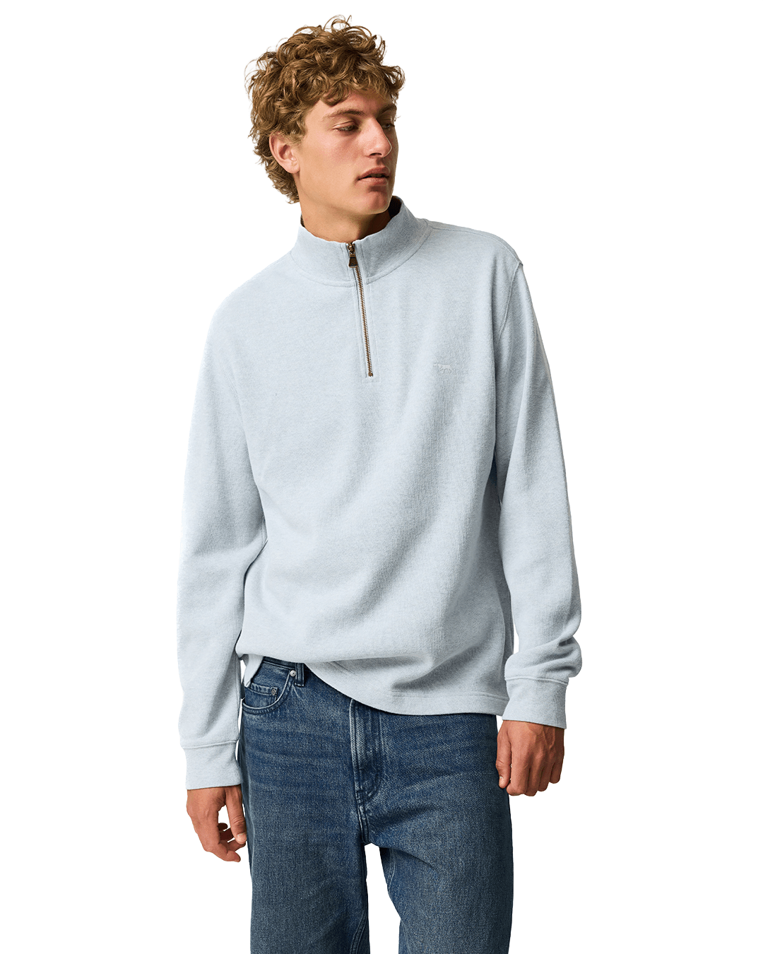 Rodd & Gunn Jumpers Rodd & Gunn Ice Blue Alton Ave Jumper