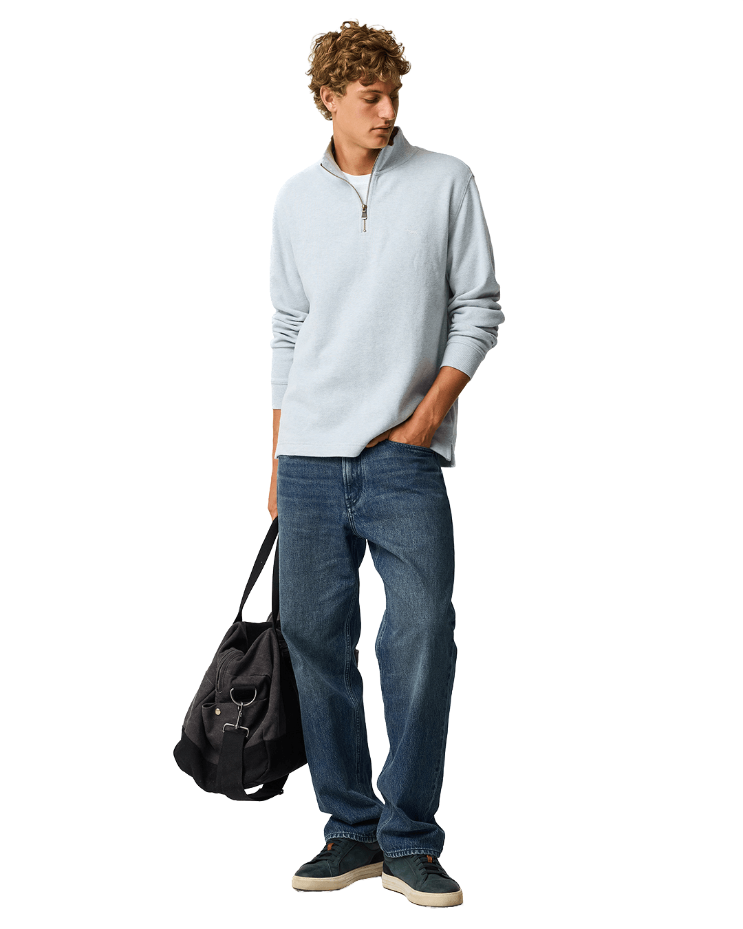 Rodd & Gunn Jumpers Rodd & Gunn Ice Blue Alton Ave Jumper