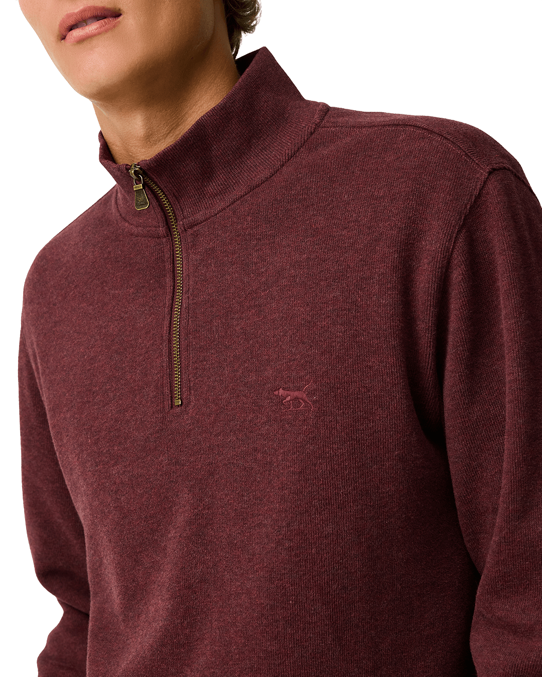 Rodd & Gunn Jumpers Rodd & Gunn Rust Alton Ave Jumper